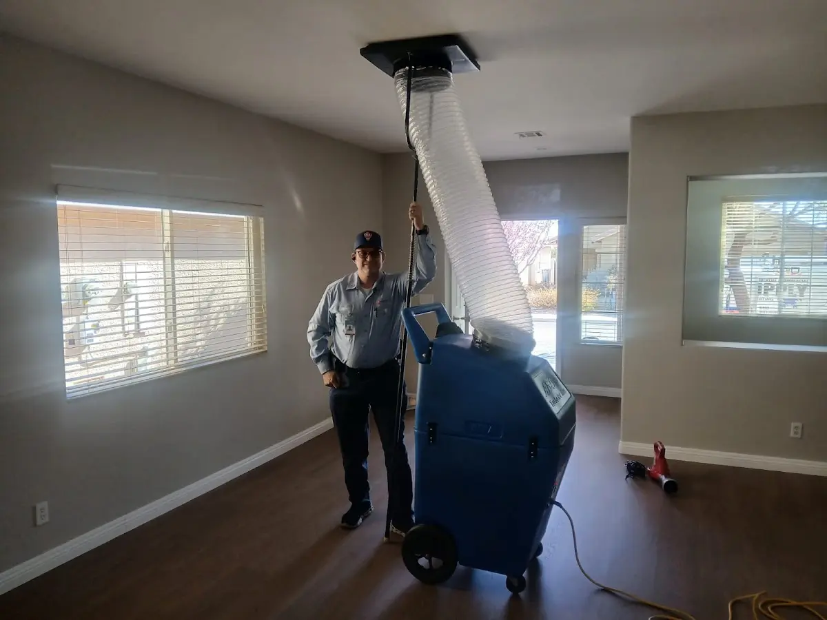 Professional Dryer Vent Cleaning work inside a Whitney home